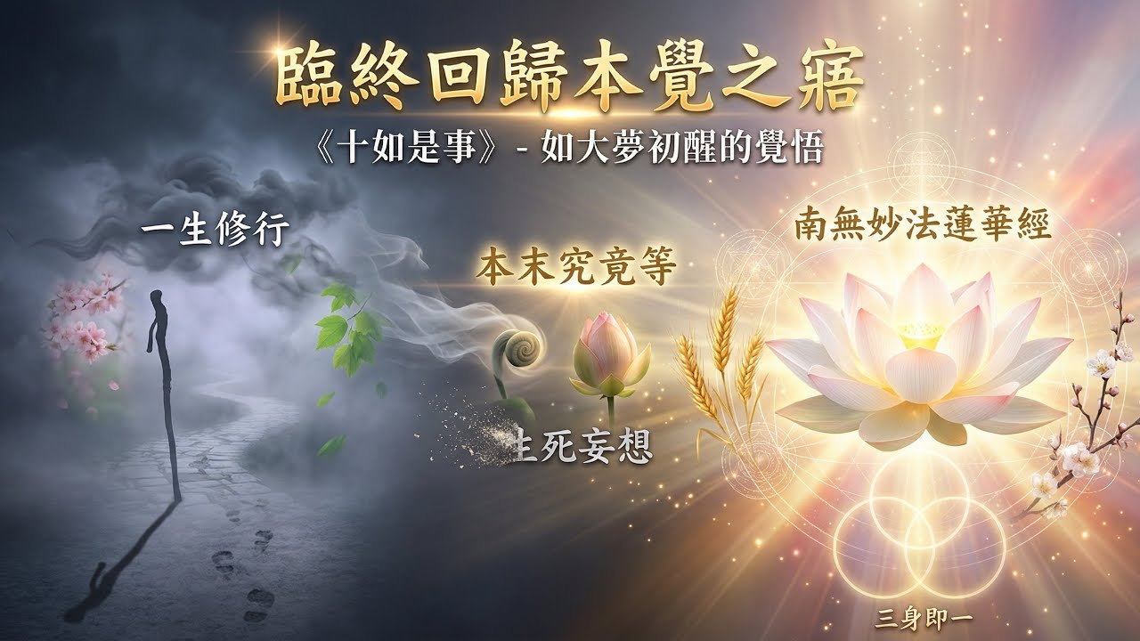 凡夫如何在臨終時回歸「本覺之寤」？
