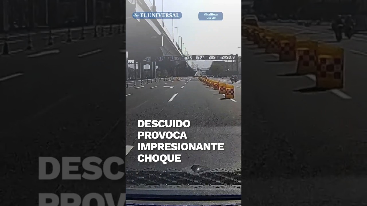 ¿De quién fue la culpa? Dos conductores provocan choque y casi tragedia 