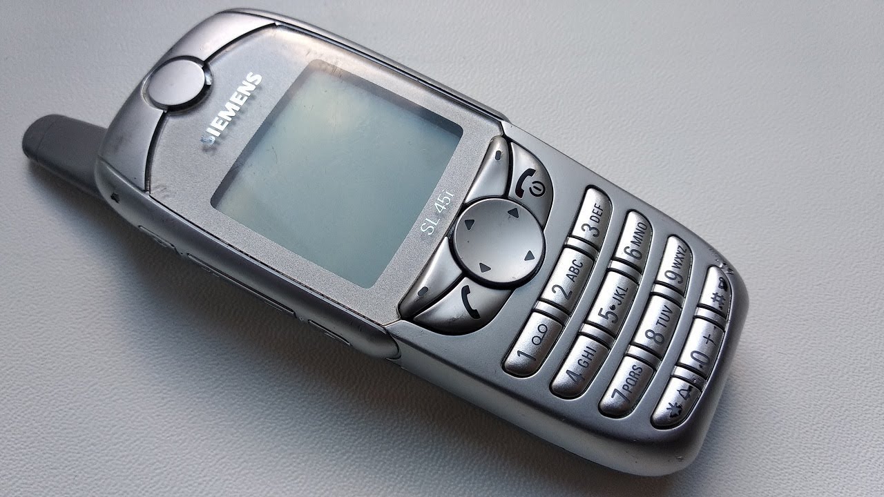 SIEMENS SL 45i - RINGTONES / DZWONKI  🎼🎵 🎶 - Kom&oacute;rkowe zabytki #130