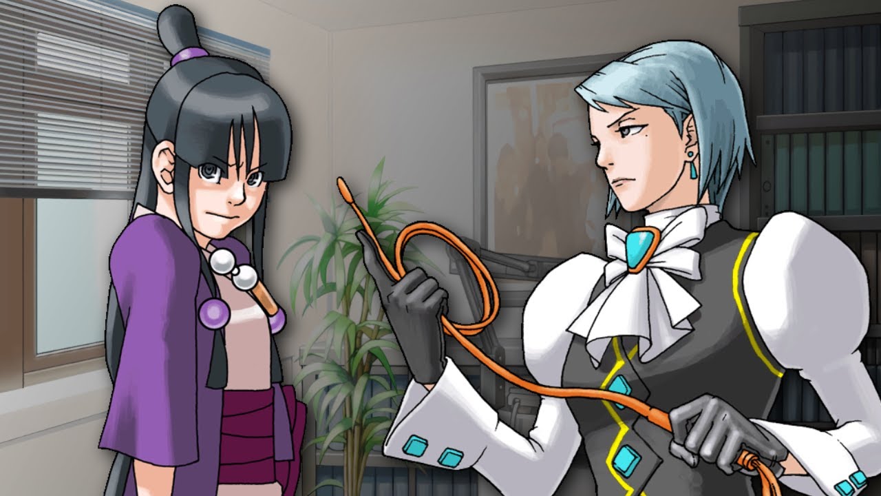 Franziska gets fooled by Maya's dubious prose (objection.lol / Ace Attorney)