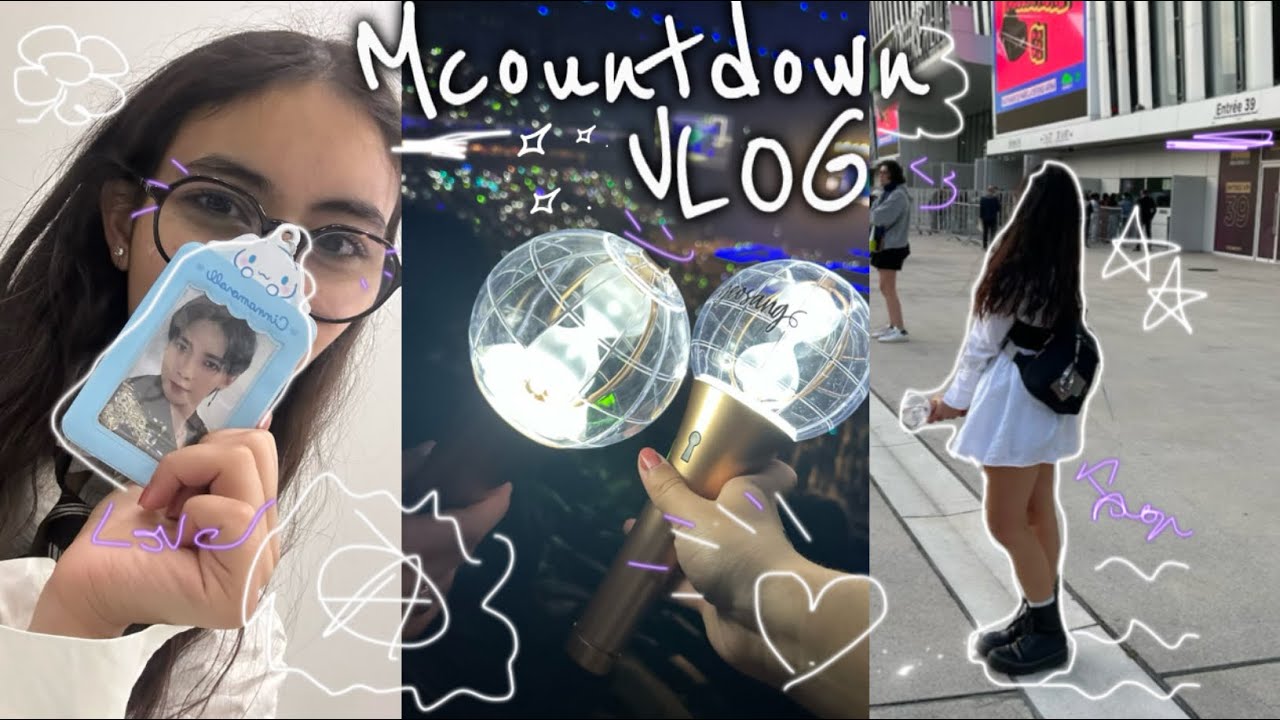 [FRENCH VLOG] Mcountdown in Paris concert (Ateez, PSY, ZB1, NCT DREAM and more !)