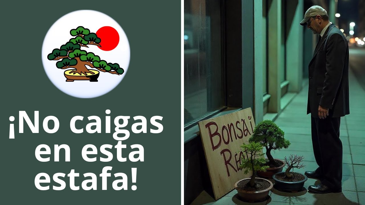 Diferencia entre un bonsái real y una (mala) imitación 🌳❌