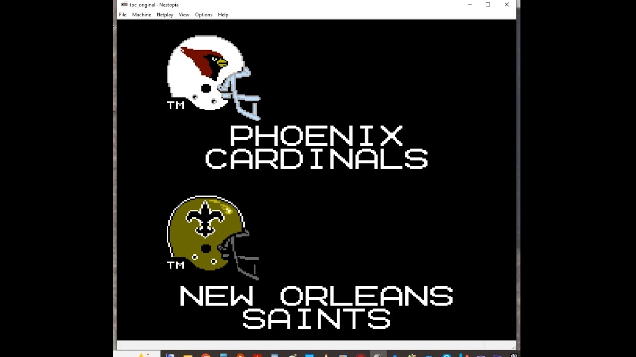 Tecmo Super Bowl Regular Season Week 17 Cardinals Season Cardinals vs Saints And Scores AndStandings