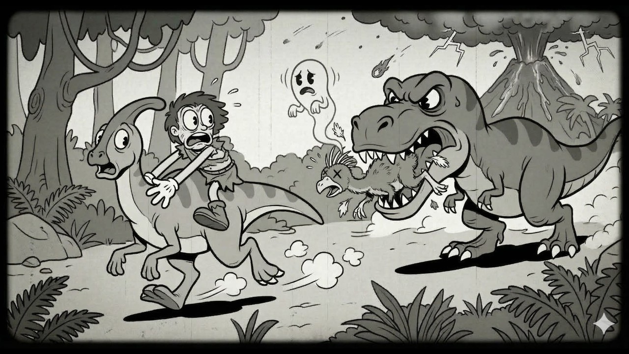 Don't Look Back. (T-Rex Encounter) | Ark: Survival - Ep 2
