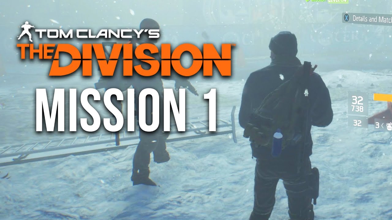 The Division RAW GAMEPLAY- Mission 1 (Madison Field Hospital) Hard Mode