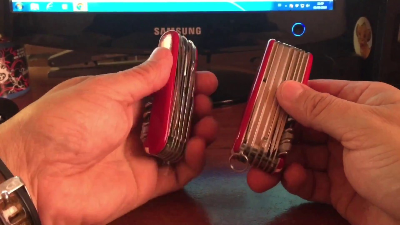 Victorinox handyman vs swisschamp!