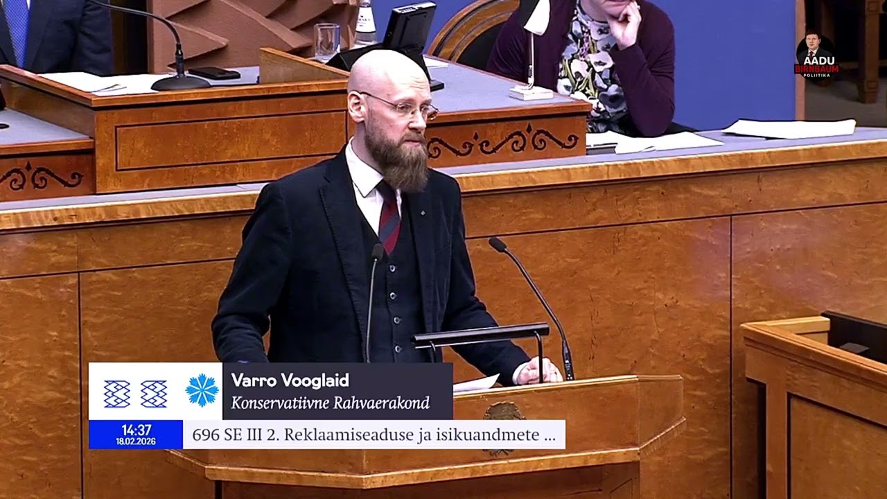 Varro Vooglaid: Ebaselge poliitreklaami mõiste loob pinnase ametnike omavoliks