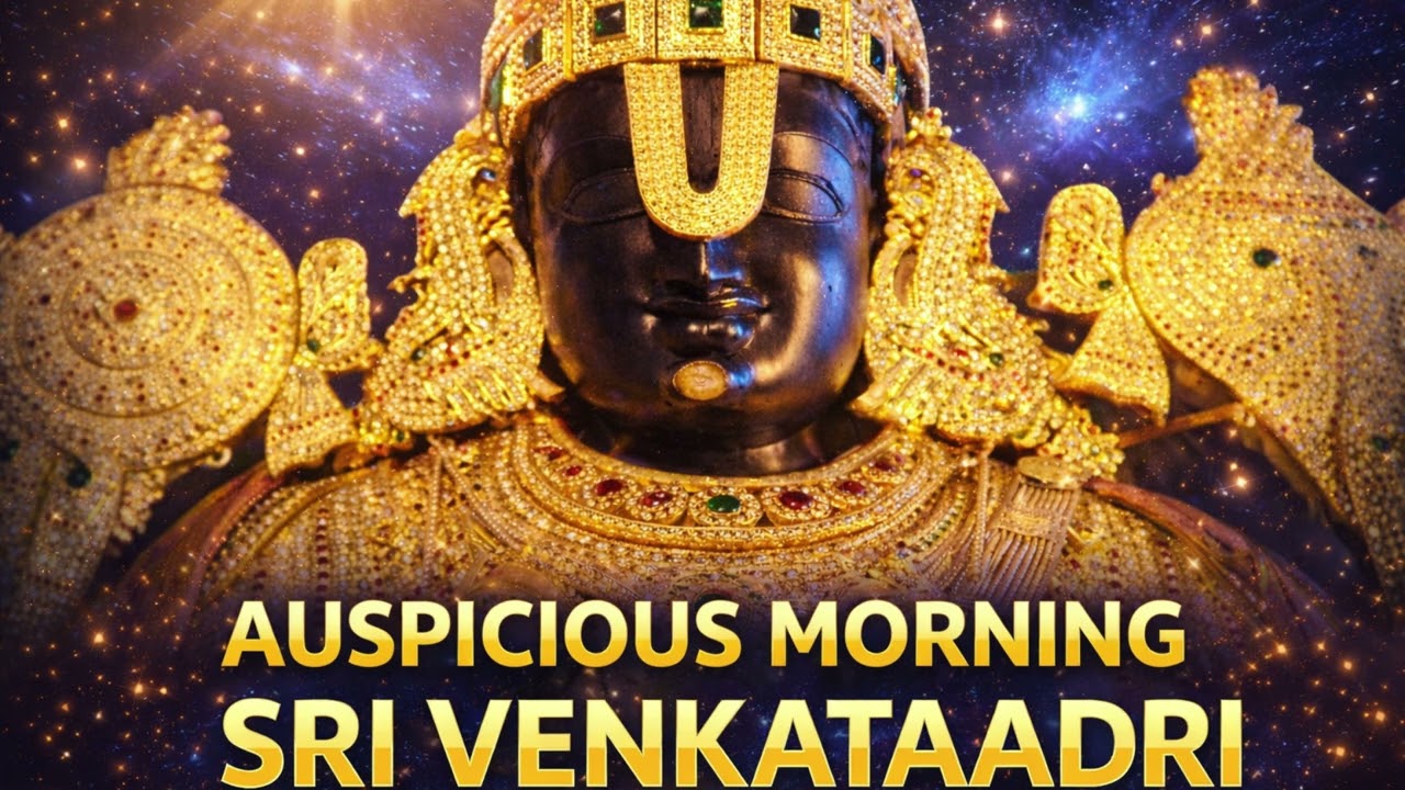 🌄✨ SRI VENKATADRI PRABHATA MANGALA STAVAH 🙏🕉️ | AUSPICIOUS MORNING HYMN 🌞🔔