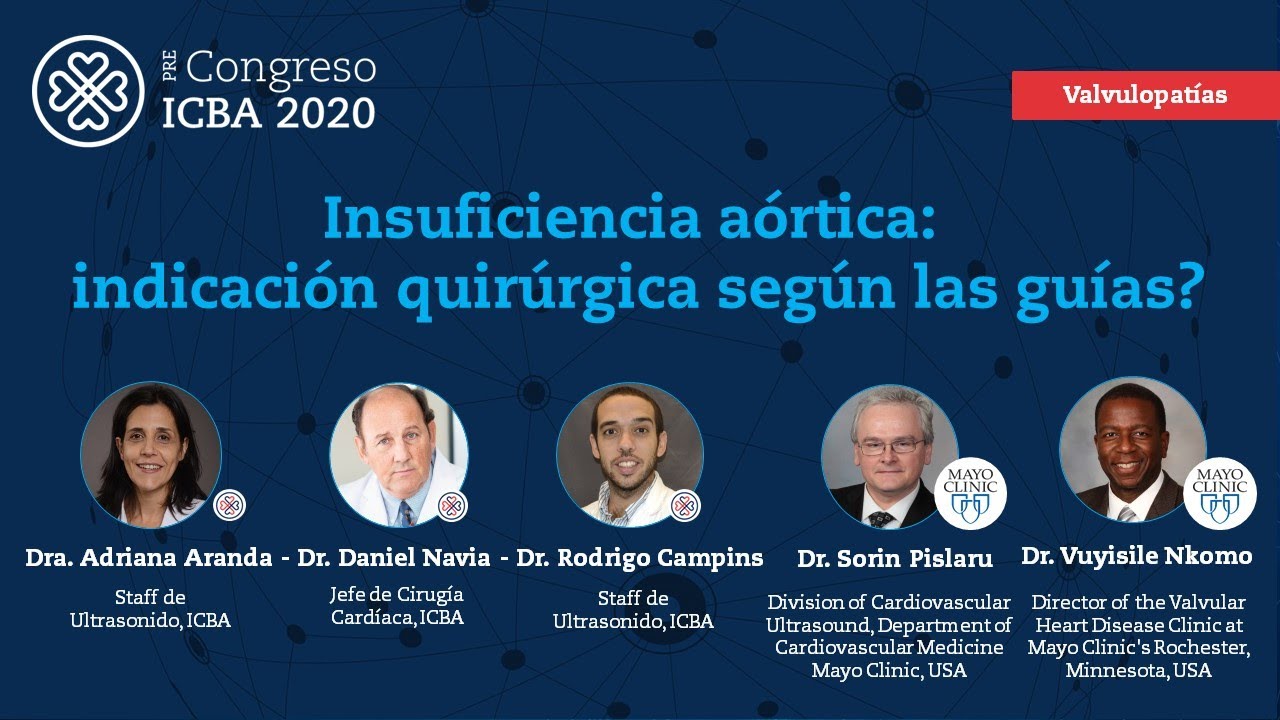 57- Insuficiencia aórtica indicación quirúrgica según las guías?