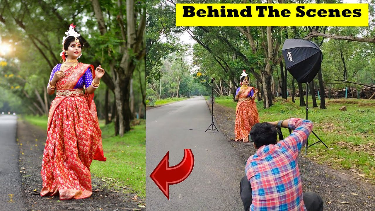 Bridal Portrait Photography II Outdoor I Using Nikon 7500, Godox AD200,Godox V1