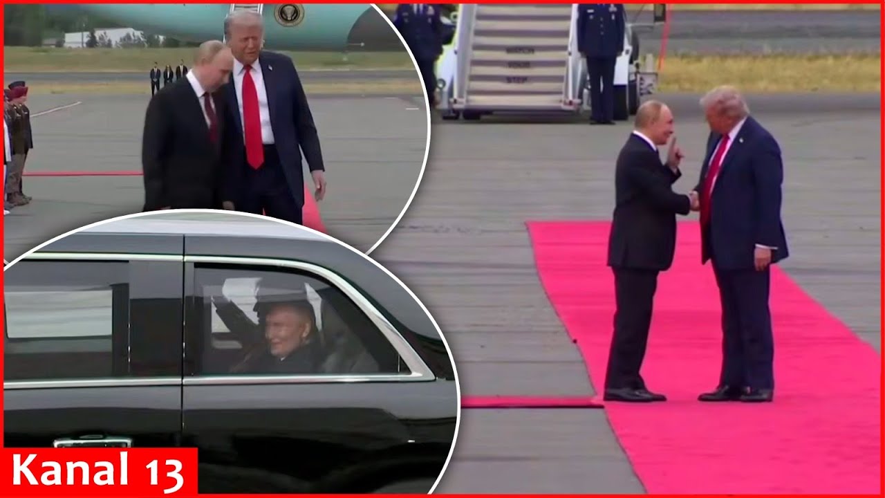 Images franches de la rencontre Trump-Poutine : les dirigeants sont mont&eacute;s dans la m&ecirc;me voiture