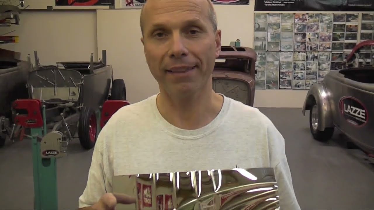 Lazze Metal Shaping: Stainless Steel Panel in the Bead Roller