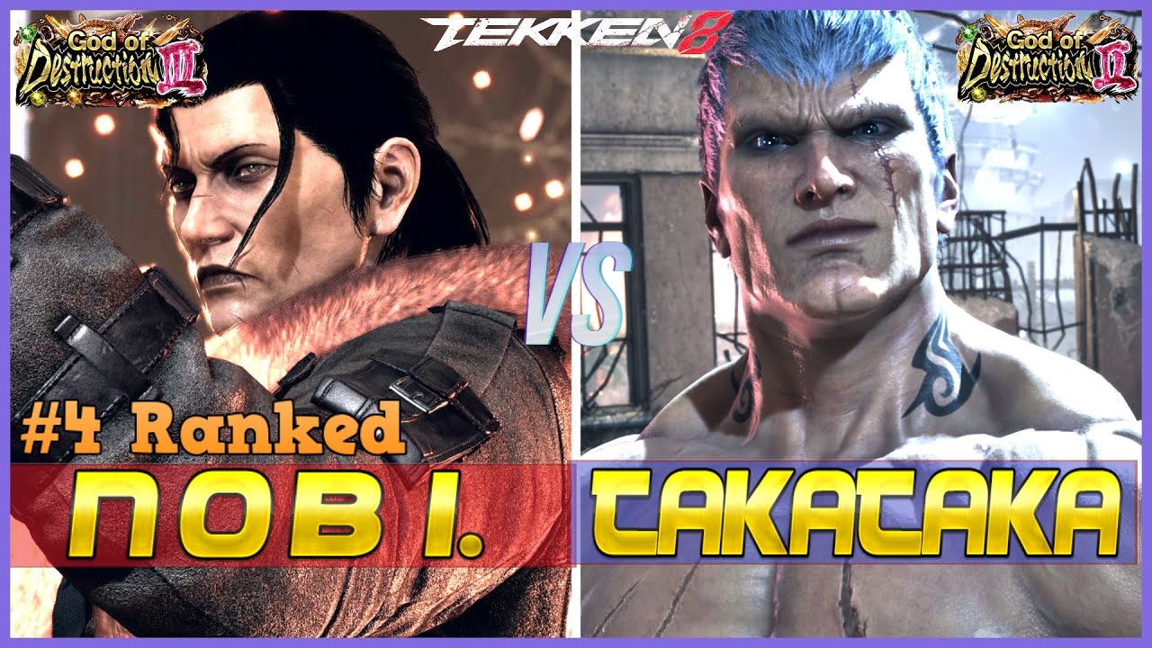 T8 ▰ TAKATAKA (Bryan) Vs NOBI (#4 Ranked Dragunov) ▰ Tekken 8 High Level Gameplay