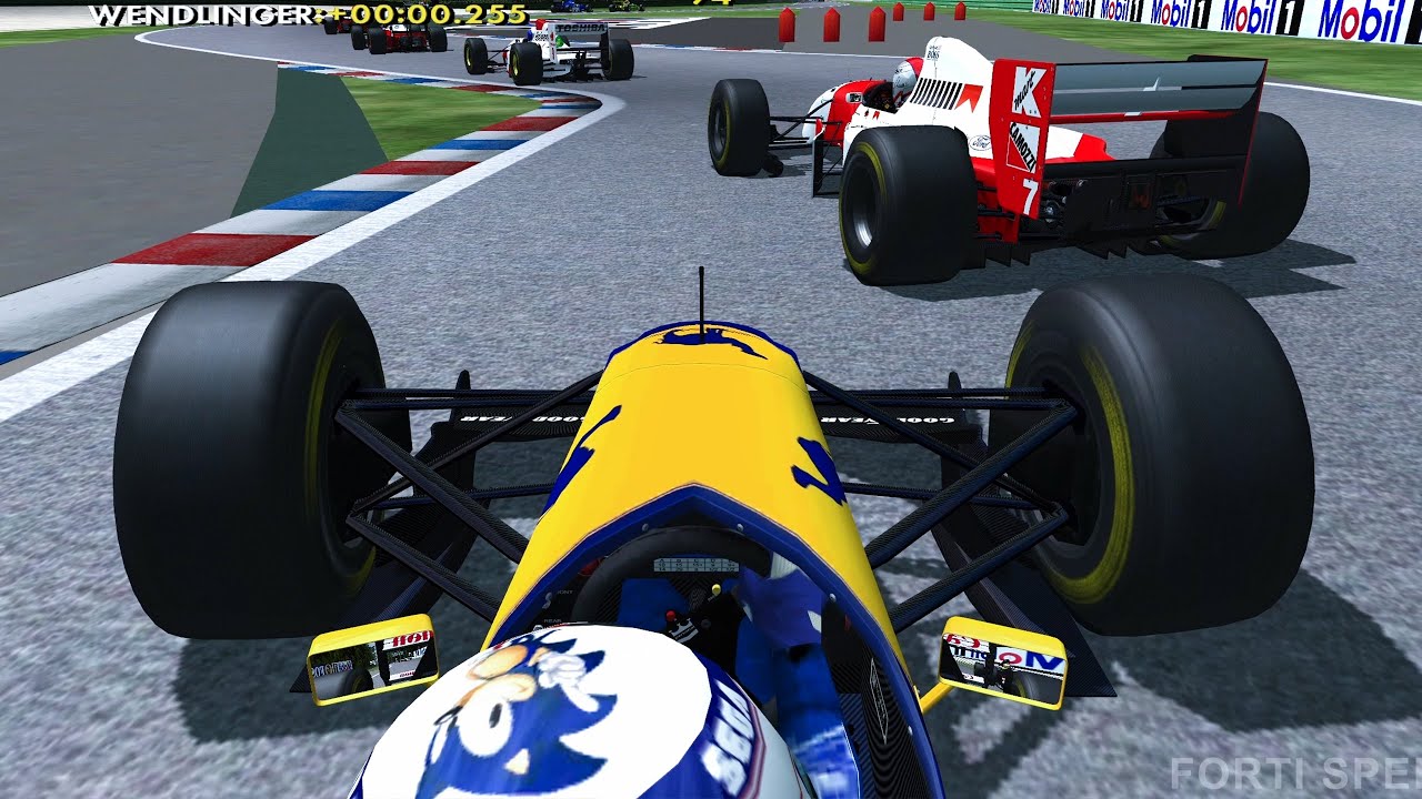 F1 1993 | Alain Prost Onboard | Hockenheim Germany | Williams Renault | F1 Challenge | HD