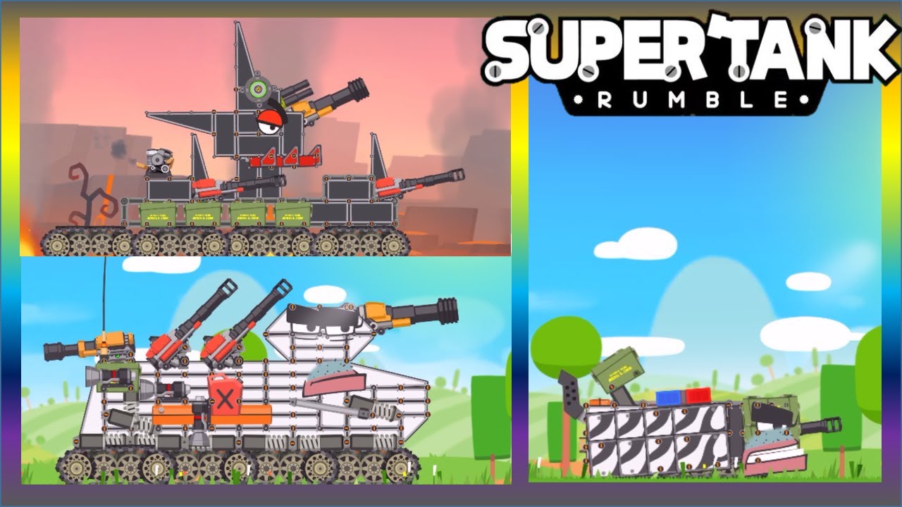 Game xe tăng - Sức mạnh khủng của quái vật thép lv 25  | Super tank rumble | Phim hoạt hình xe tăng