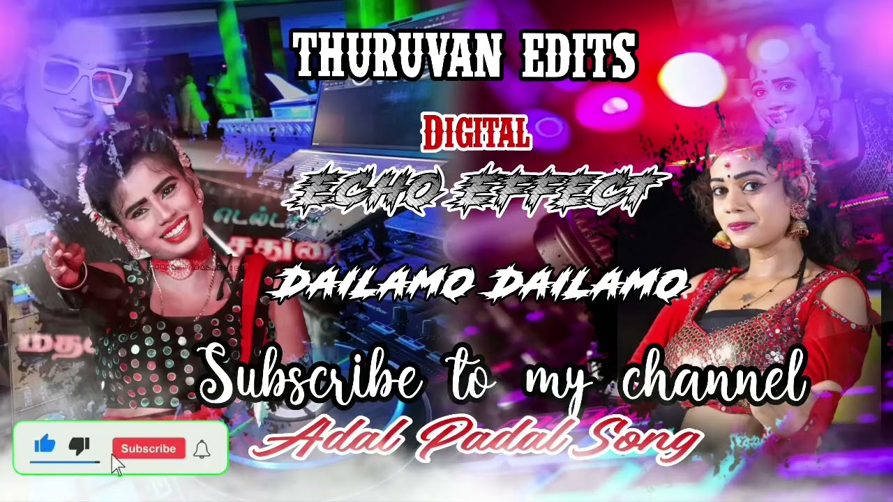 Dailamo dailamo song digital echo effect Thuruvan audio Edits💥💢😡