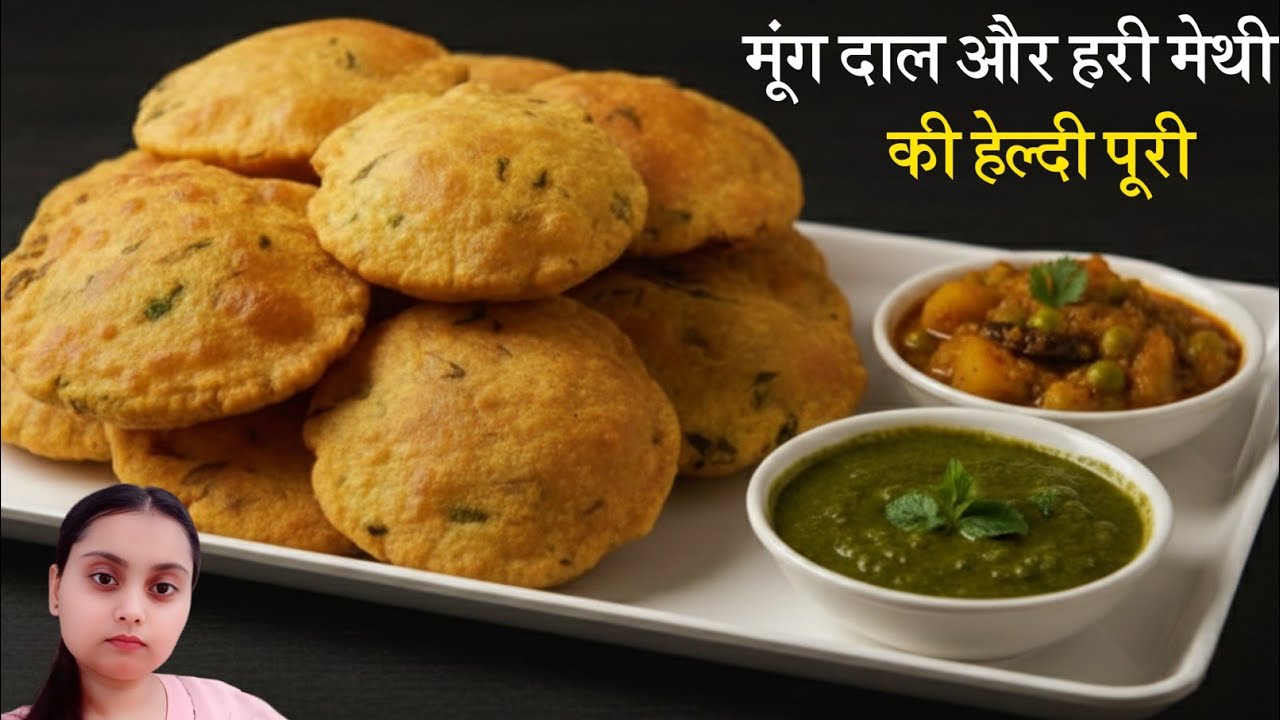 मूंग दाल मेथी मसाला पूरी ऐसे बनाएंगे तो कचौड़ी खाना भूल जाएंगे | Moong Dal Masala Puri