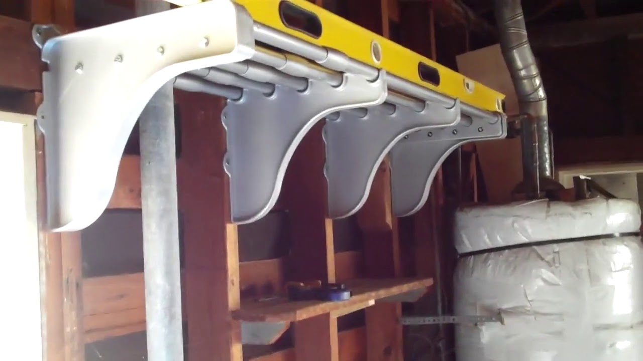 Review of EZ Shelf 40 in    75 in  Expandable Garage Shelf HD Part 2 of 2