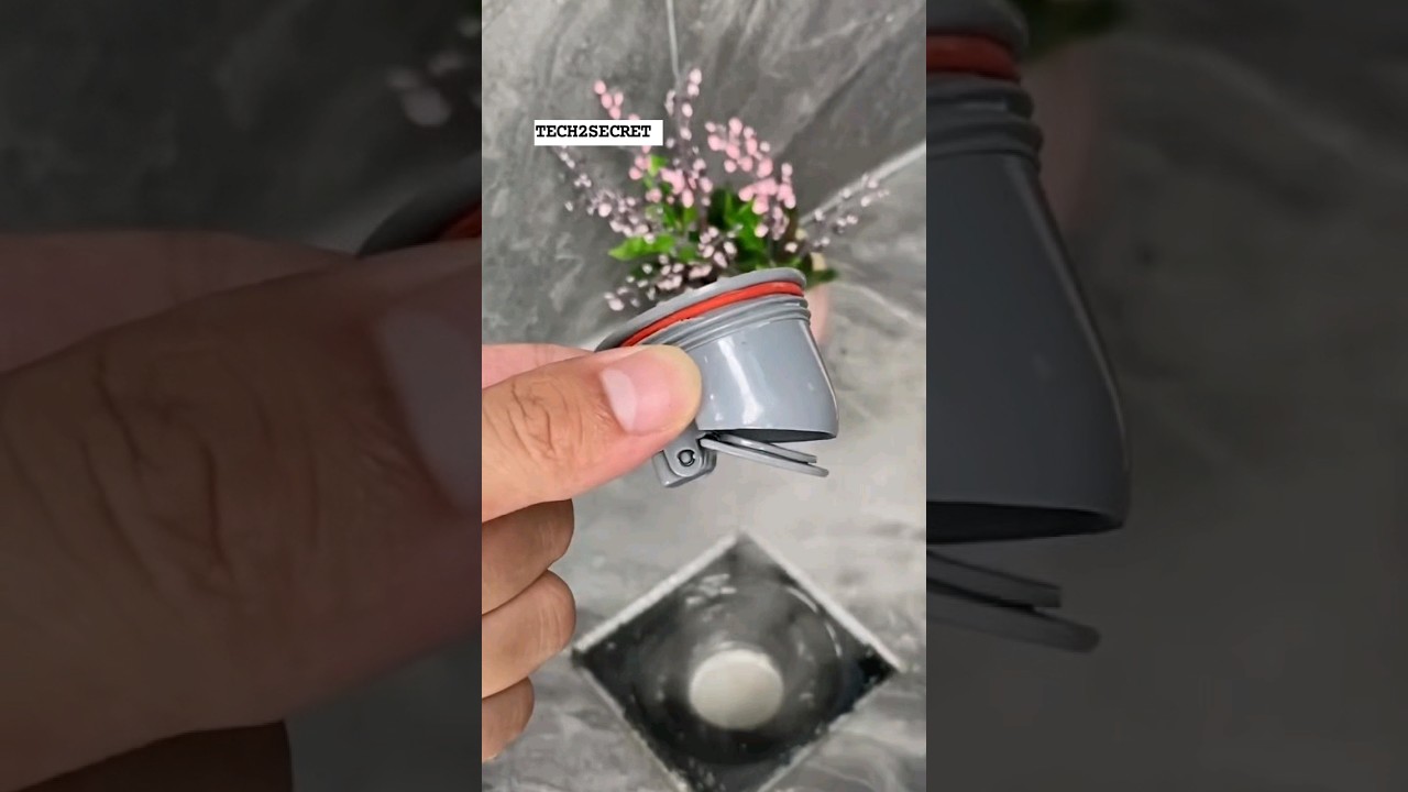 Bathroom Drain Cockroach Trap | Anti odors Trap for Bathroom | Plumbing Drainer Trap | #shorts