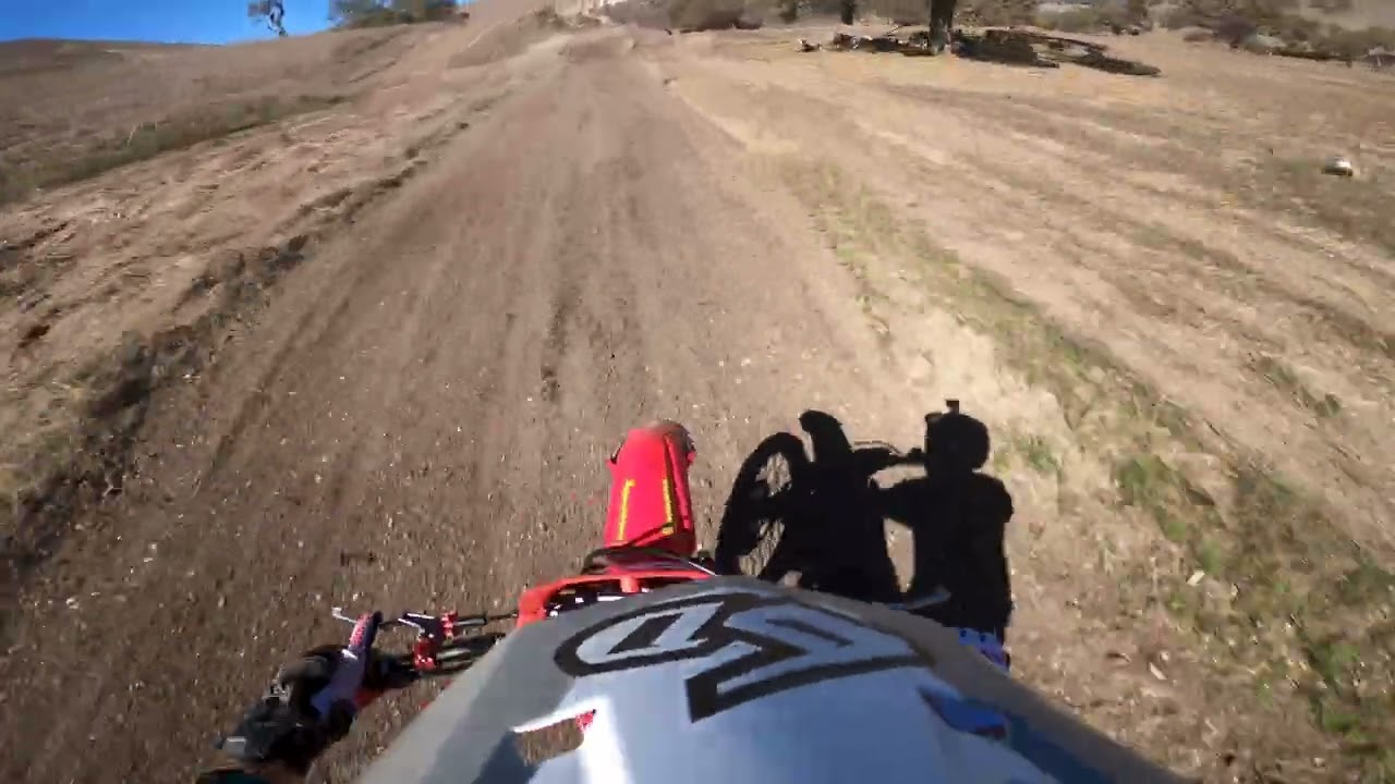 Nick Nisbet Flying at a Private Track on the Central Coast // 2024 Honda CRF250R