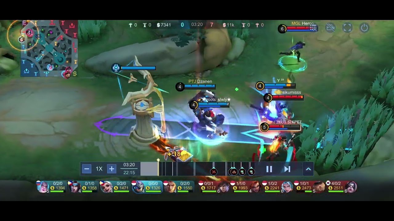 MLBB Johnson -  north jakarta johnson epic comeback part 1