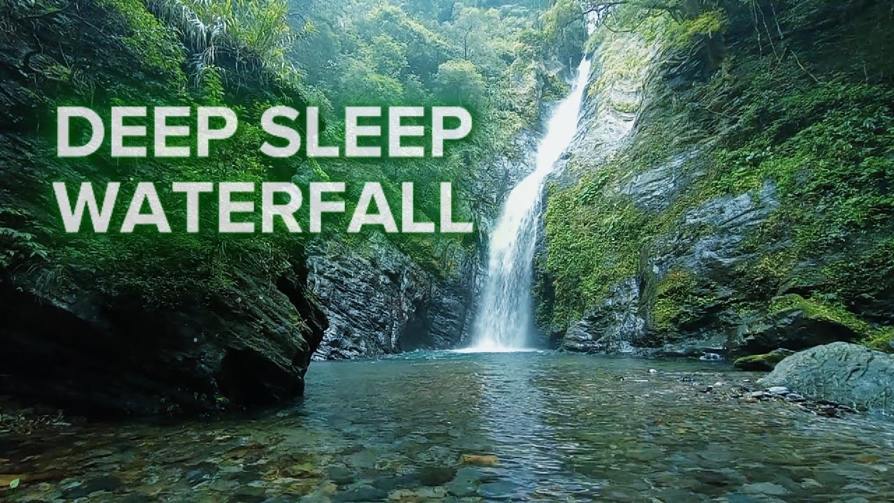 4 HOURS Calm Waterfall Sounds & Soft Piano for Deep Sleep | Peaceful Nature Ambience | #130