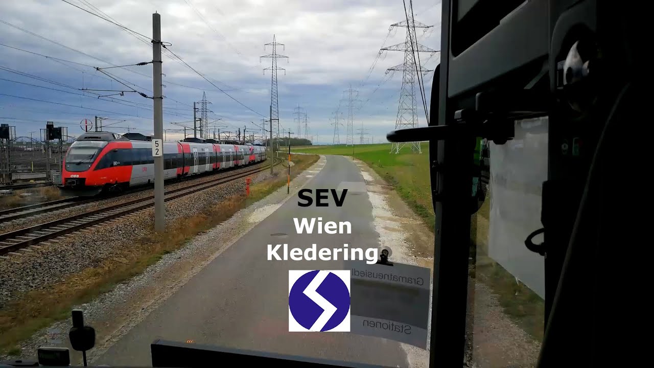 SEV Wien Hbf  - Zentralverschiebebahnhof - Kledering (Setra S 415 GT-HD)