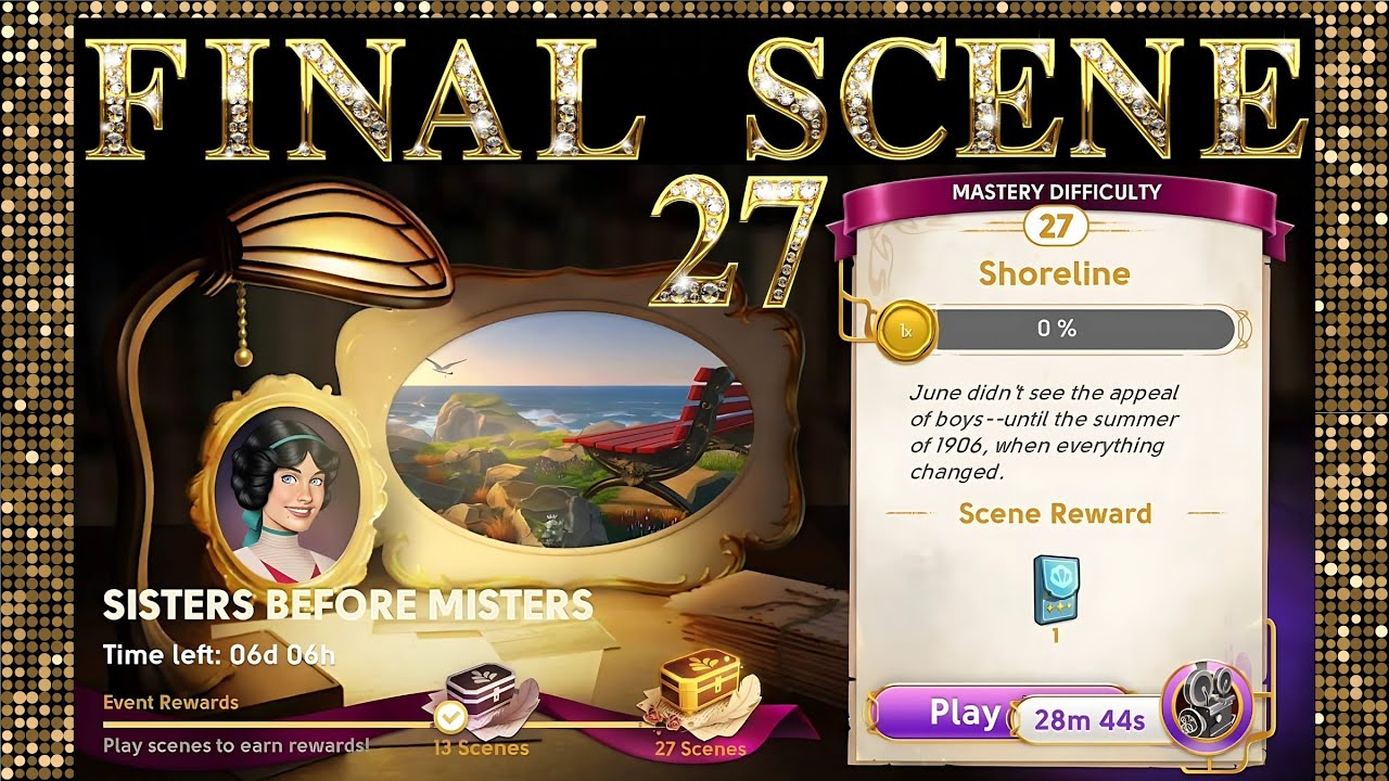 June's Journey Secrets 30 FINAL SCENE 27 Shoreline Word Mode 4K ULTRA HD