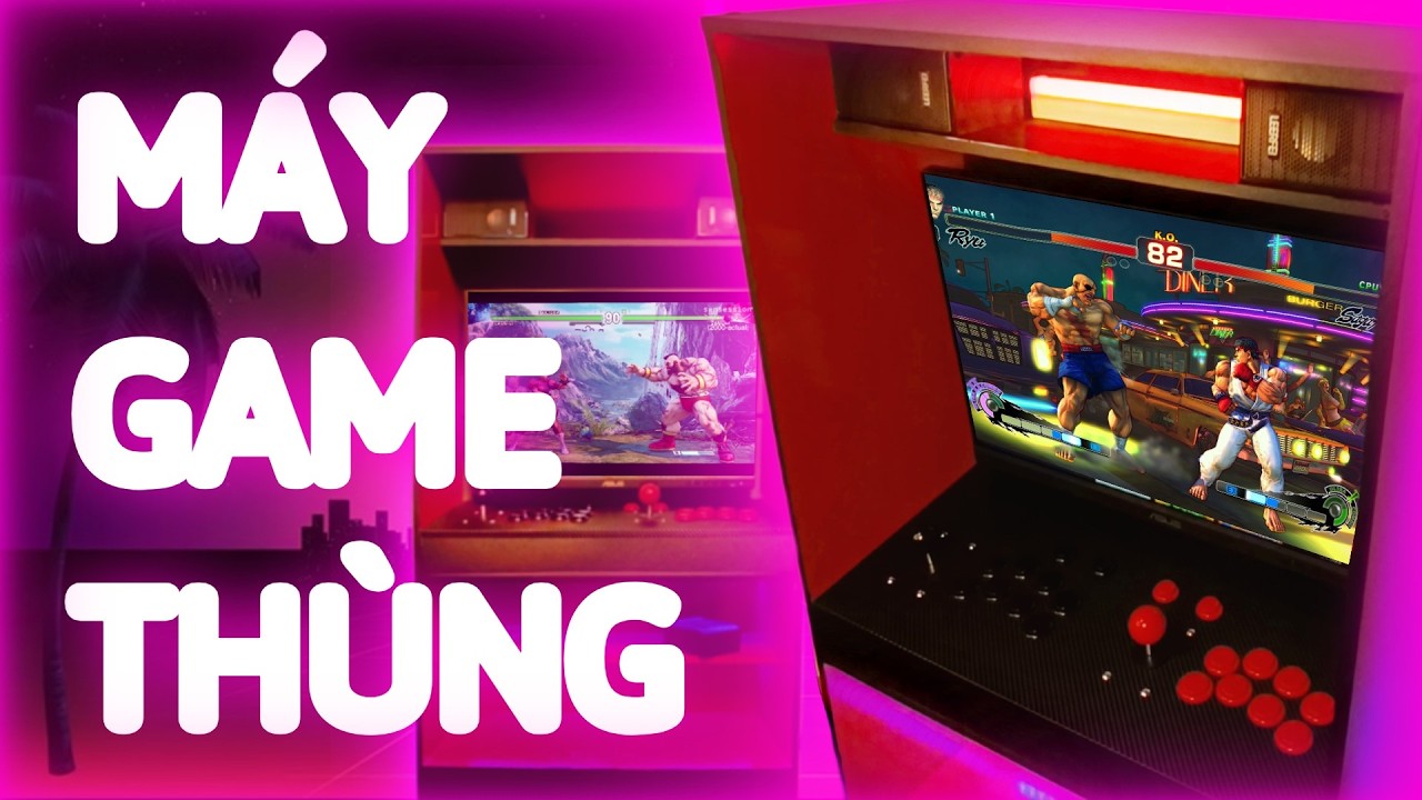 Cách tui tự làm Máy Game Thùng từ một cái tủ gỗ 300k trên Shopee