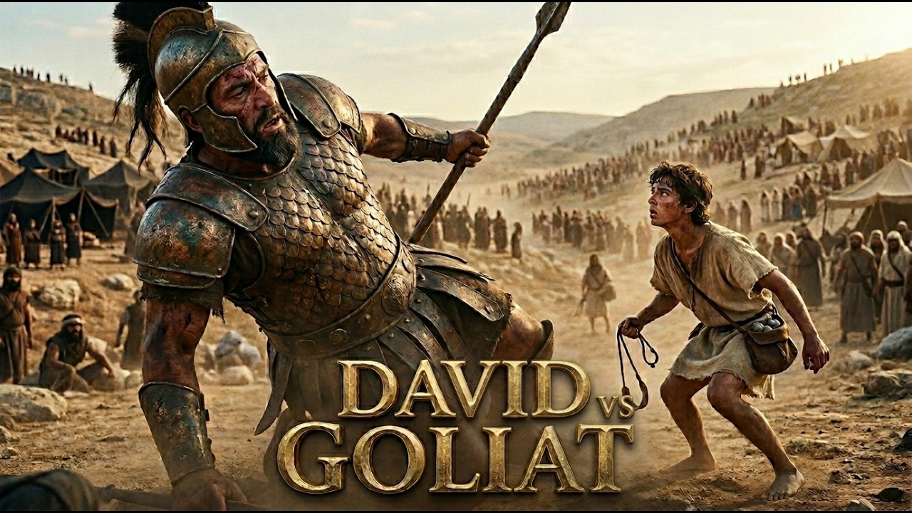 NO Durarías 1 Minuto — Cómo David Derrotó a Goliat | Reconstrucción con IA