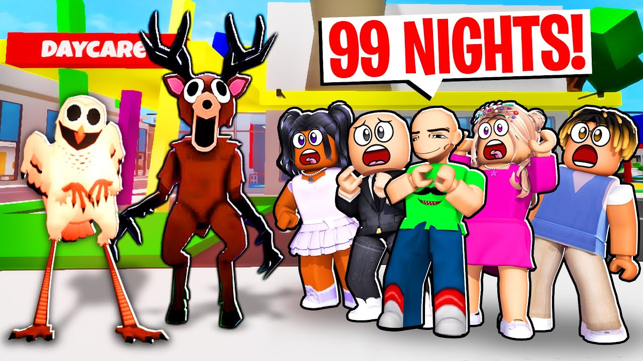 DAYCARE 99 NIGHT VISIT! | Roblox | Brookhaven 🏡RP