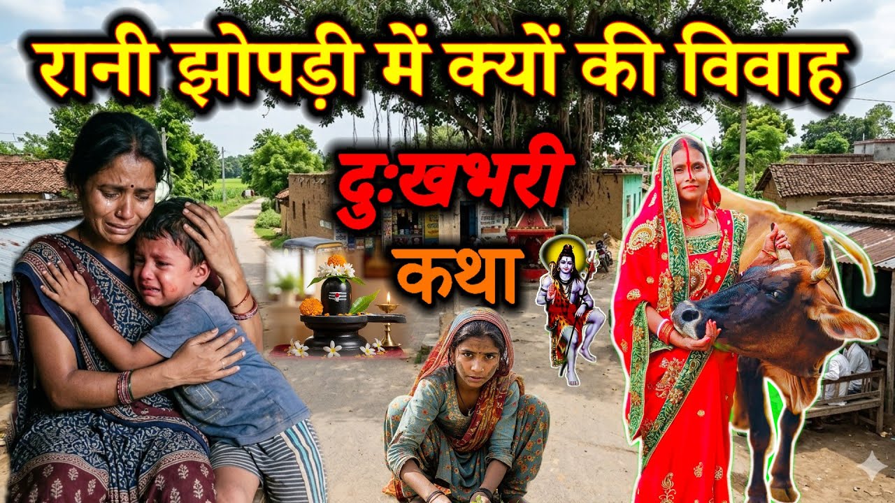 रानी गरीब झोपड़ी में विवाह क्यों की दुःखभरी शिव चर्चा कथा | shiv guru ke charcha | #shivkatha 