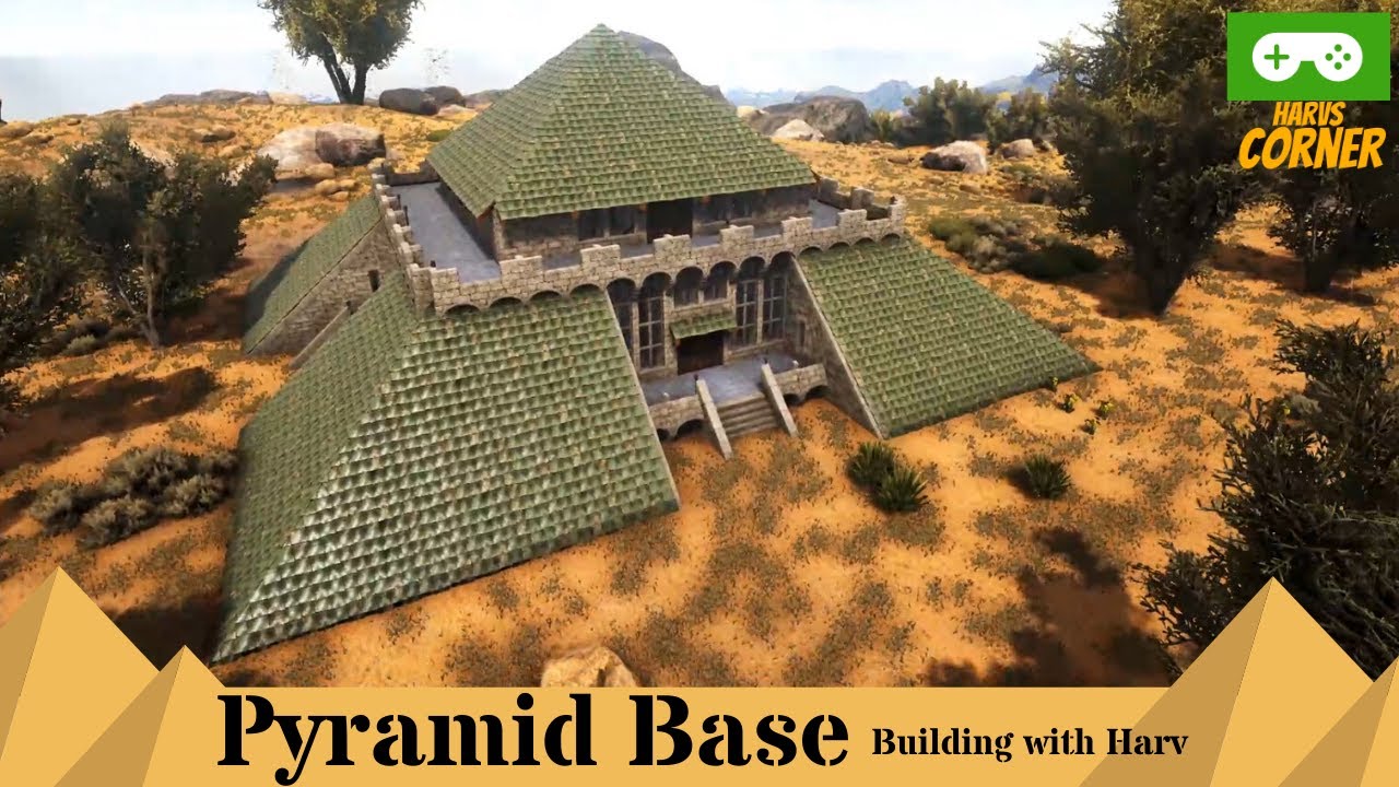 Ark Building: Pyramid Base Speed Build (Ragnarok, CKFR and S+ Mods)