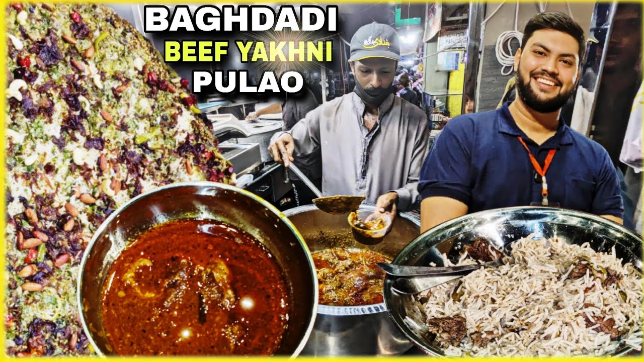 Beef Yakhni Pulao | Baghdadi pulao karachi | Baghdadi Beef Pulao | Beef badami korma #viralvideo
