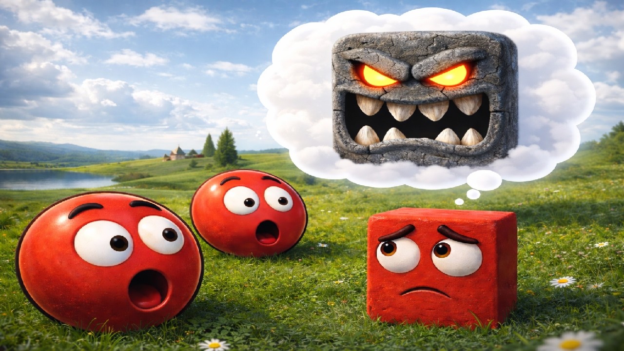 Red Ball 4 Realistic, эпизод 1 | Зеленые холмы + Финальный босс (ОРИГИНАЛ 2025)