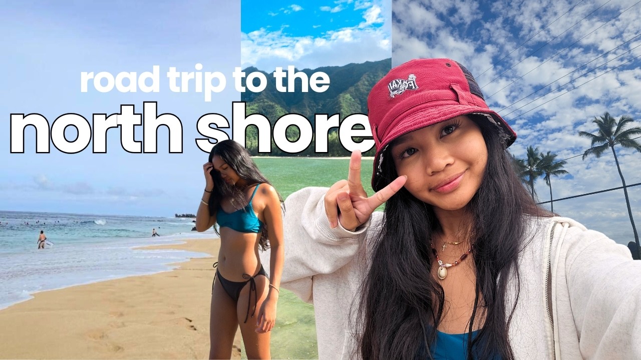 roadtrip to the north shore! 🌈 (lazy vlog)