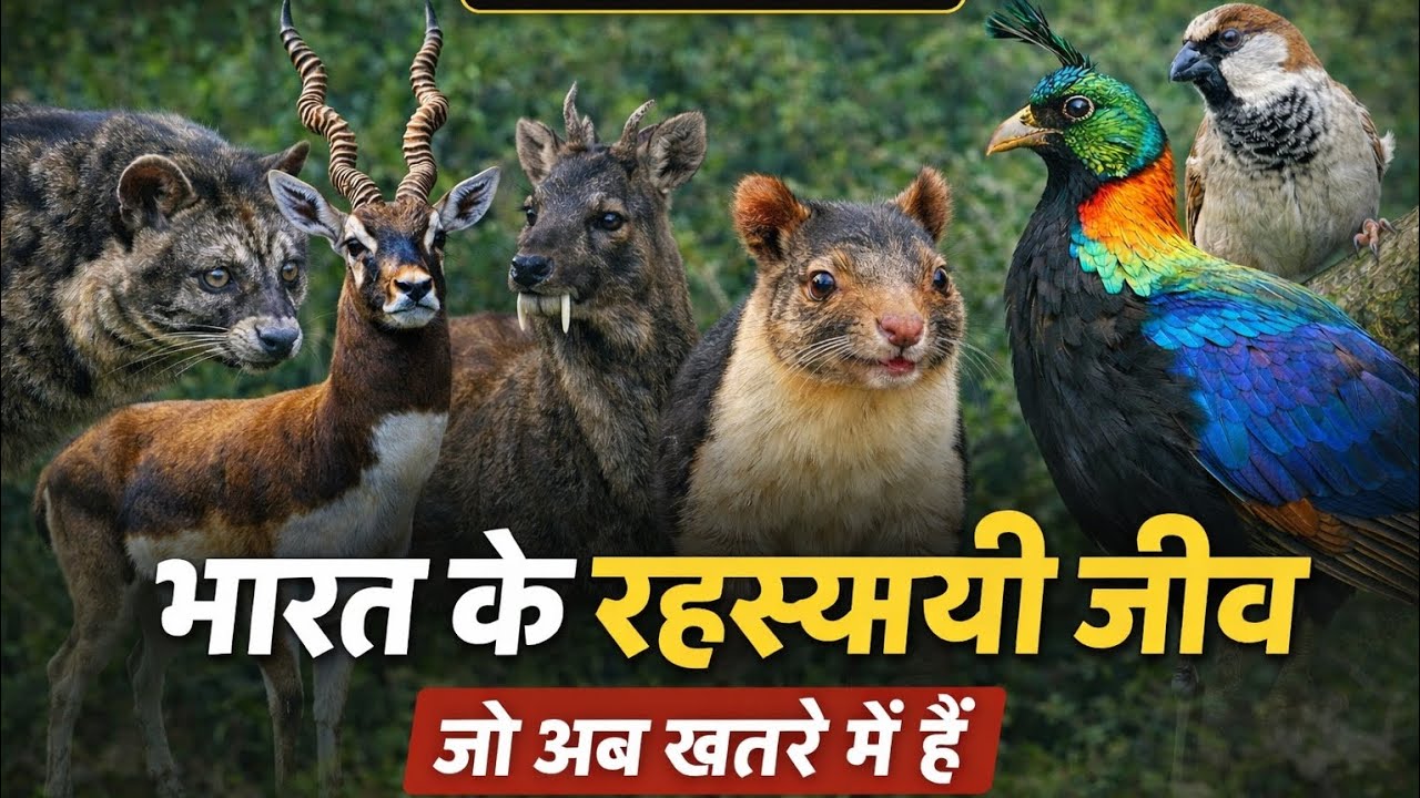 भारत के सबसे दुर्लभ और अनोखे जीव part 2 | Amazing Indian Wildlife | Rare & Endangered Animals