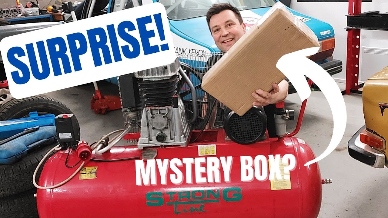 Compressor is working and we got a surprise box