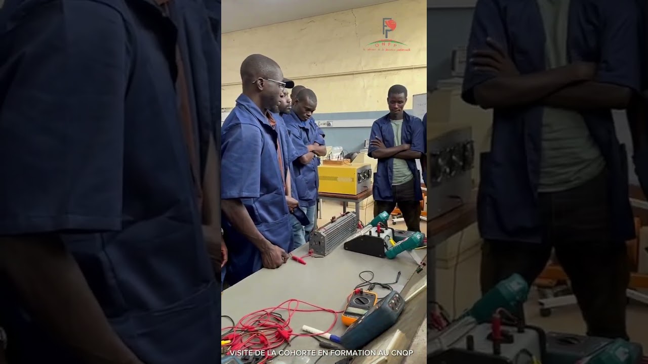 Visite de la formation en &eacute;lectrotechnique de l&rsquo;ONFP confi&eacute; au CNQP. #formation #&eacute;lectrotechnique