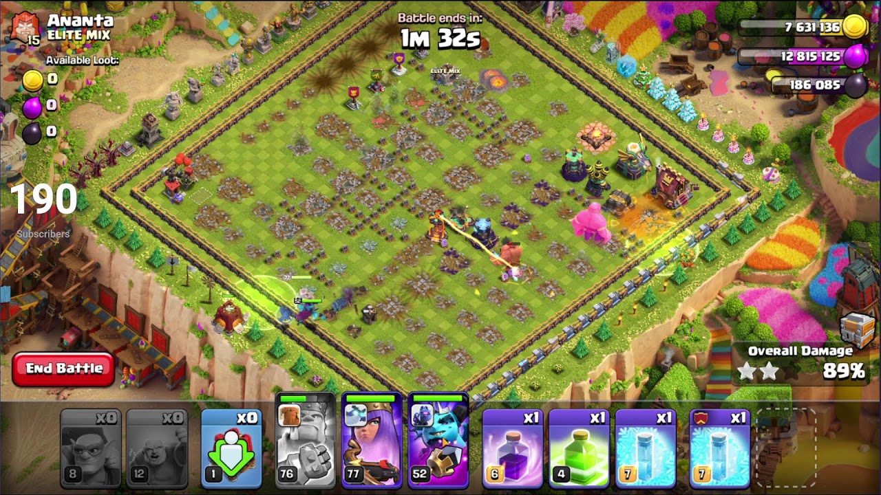 Upgrading my Home Village in Clash of Clans