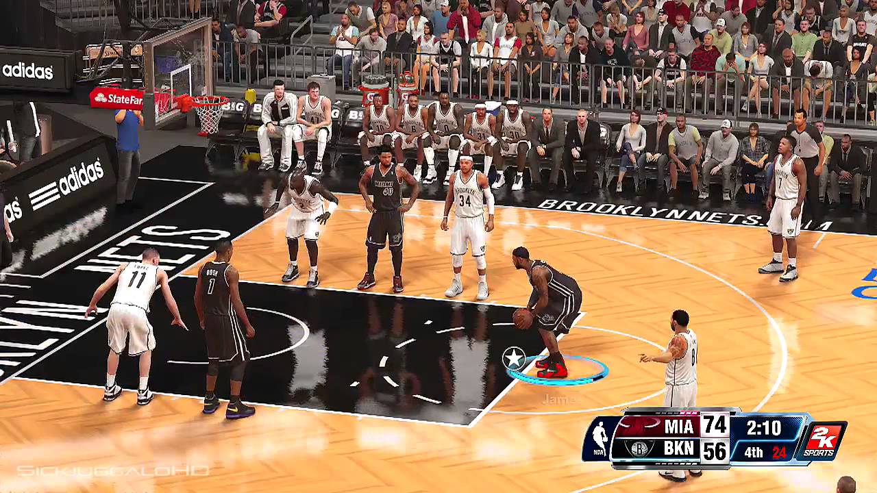 Miami Heat vs Brooklyn Nets - NBA 2K14 - Xbox One Gameplay w/ SICK