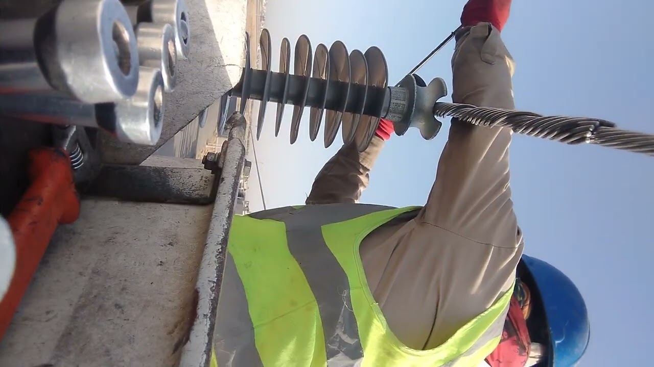 putting an armor rod in 33kv line