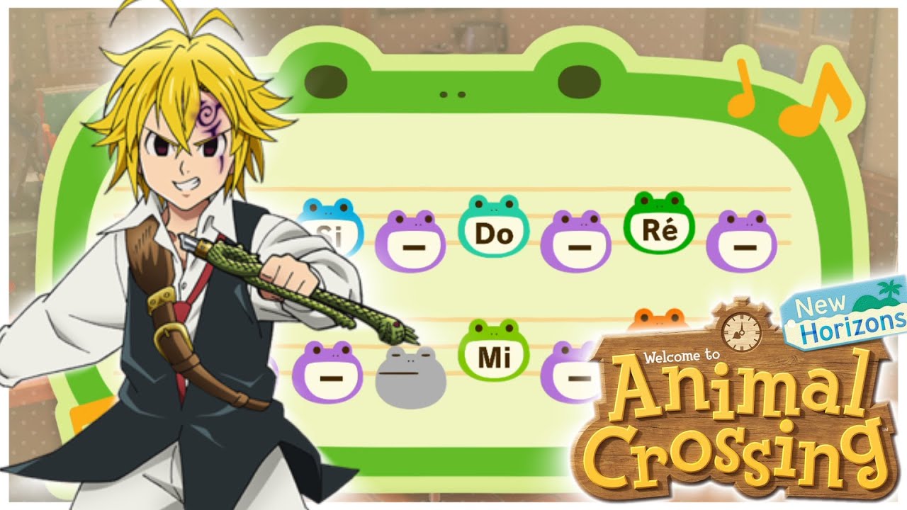Hymne Nanatsu no taizai, The seven deadly sins Op 1 | Animal Crossing New Horizons