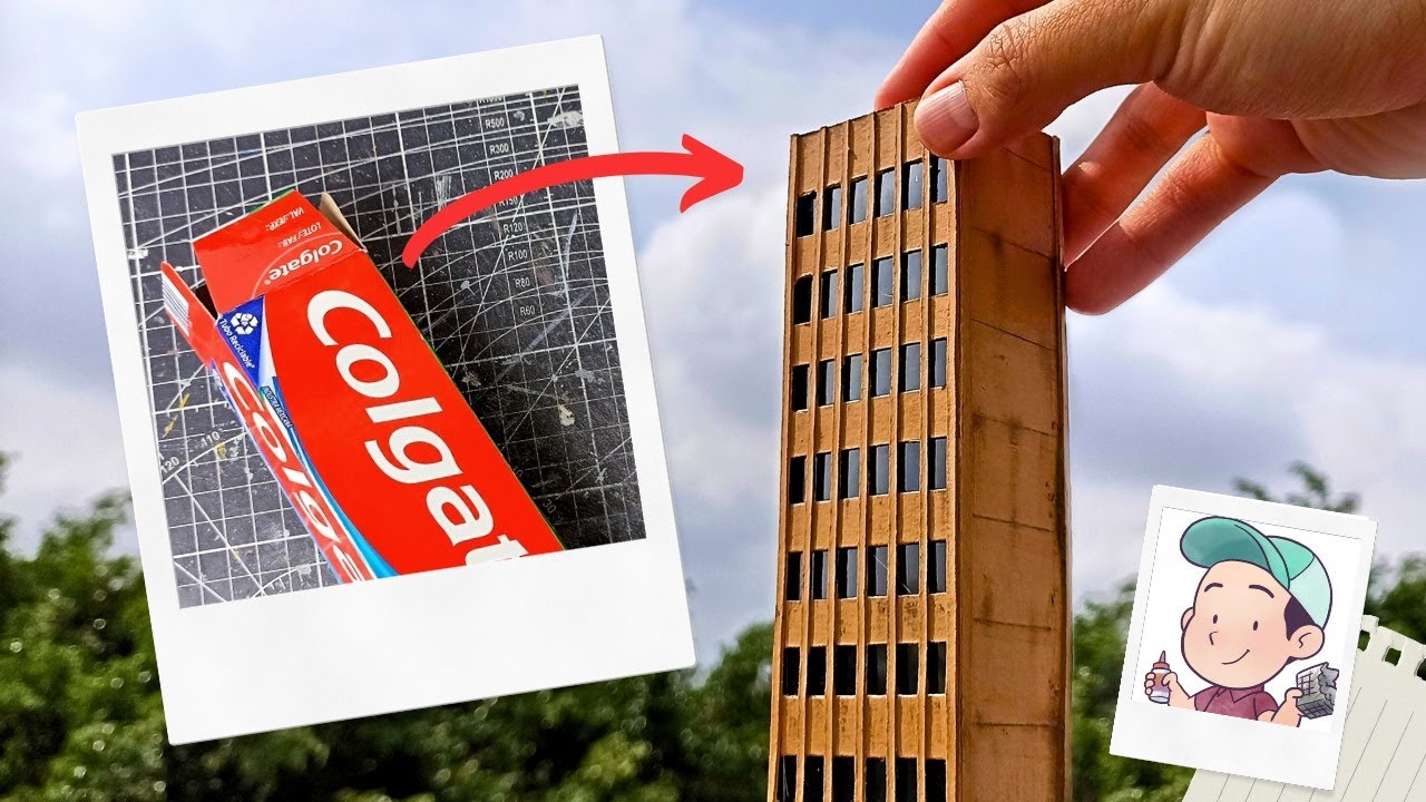 TUTORIAL | Convertí una caja de CARTÓN en un EDIFICIO