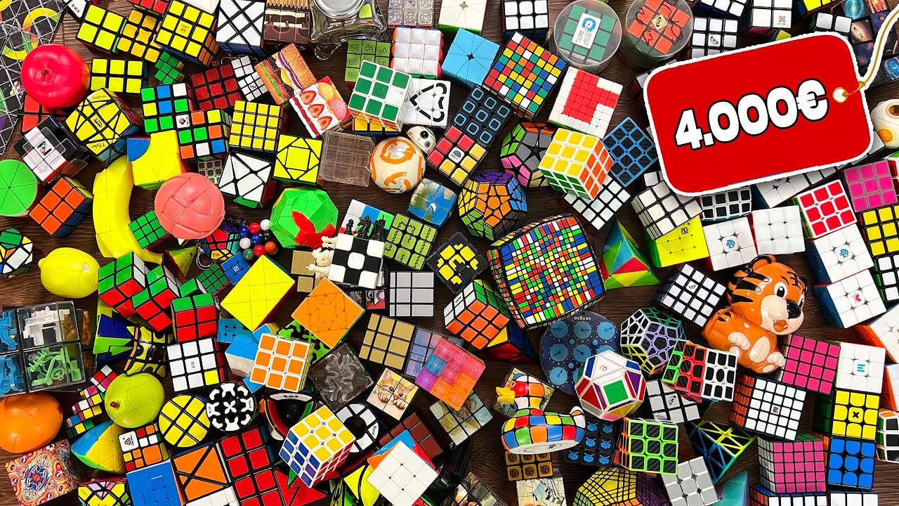 LA COLLEZIONE DI CUBI DI RUBIK PIÙ COSTOSA AL MONDO - 2024