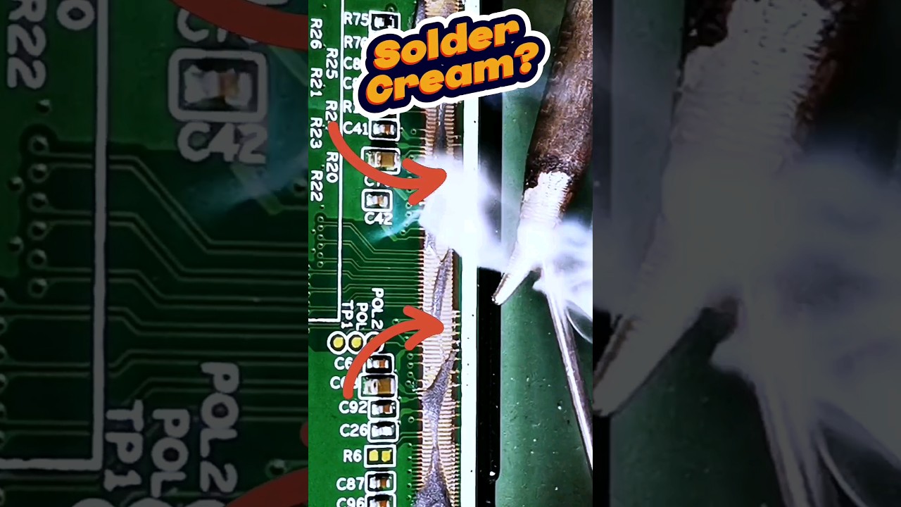 SOLDER CREAME OR WIRE? (LCD COF MANUAL BONDING) 