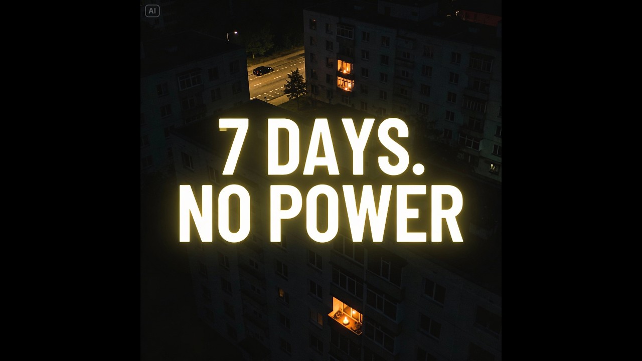 What If Electricity Disappeared for 7 Days?