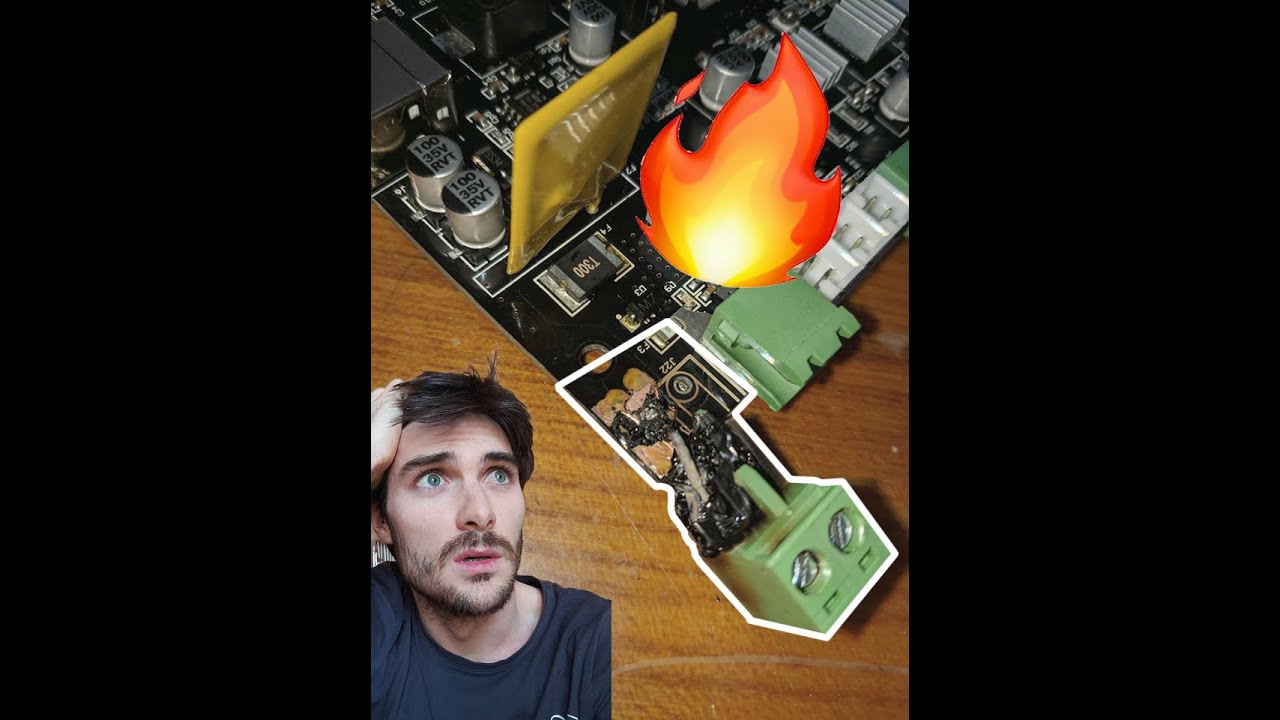 Scheda Madre In Fumo Stampante 3D, Com'è potuto succedere??! Guida Montaggio Mosfet Stampante 3D