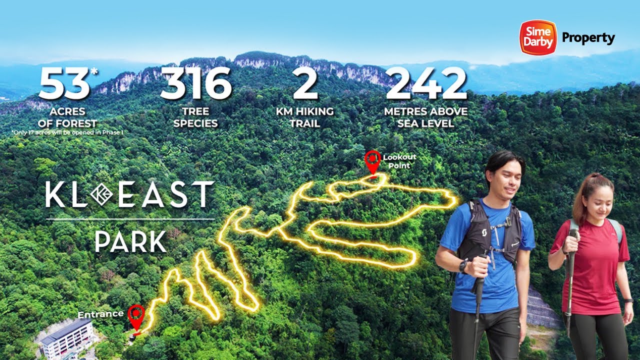 New Hiking Trail at KL East Park