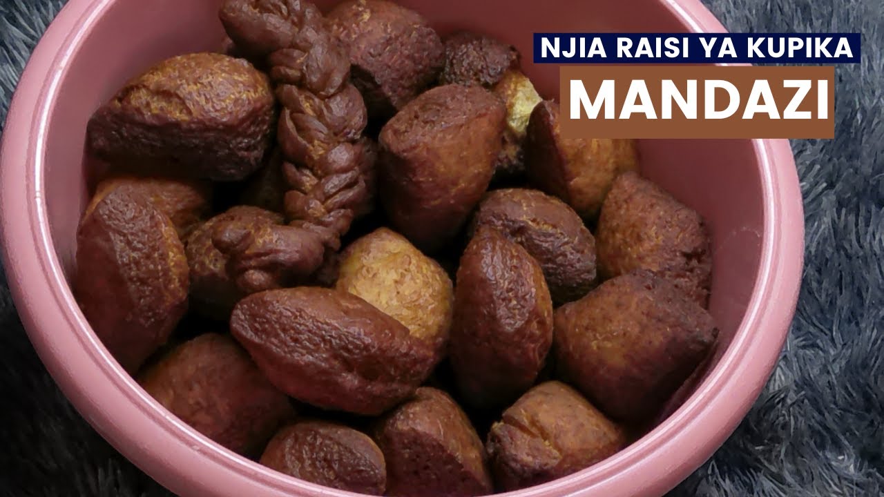 JINSI YA KUPIKA ANDANZI, NJIA RAISI YA KUPIKA MANDAZI KWA HARAKA NA WEPESI
